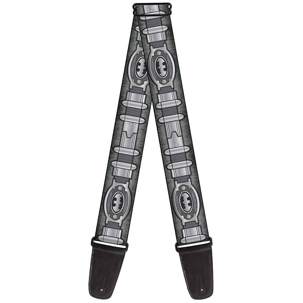 Guitar Strap - Batman Utility Belt Grays Guitar Straps DC Comics   