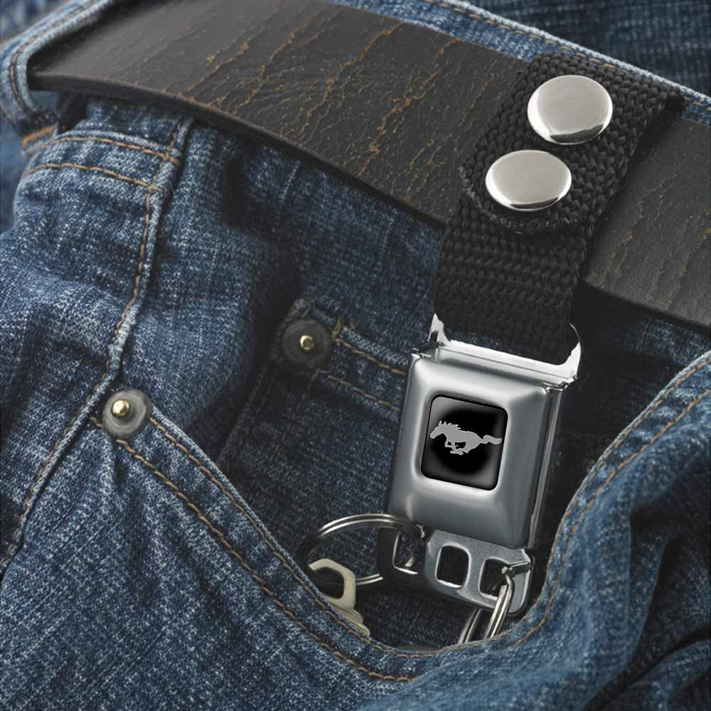 Keychain - Ford Mustang - Black Keychains Ford   