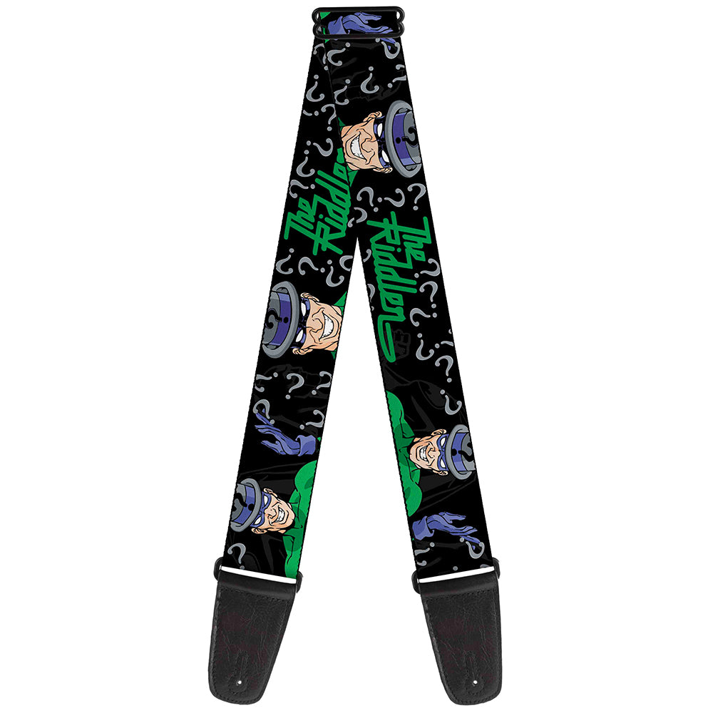 Guitar Strap - The Riddler w Batman Silhouette Guitar Straps DC Comics   