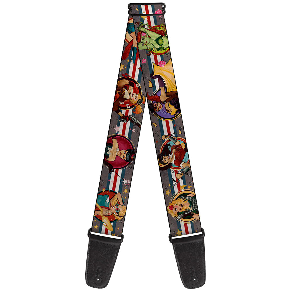 Guitar Strap - DC Bombshell Pin-Up Girls Guitar Straps DC Comics   