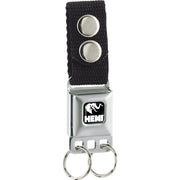 Keychain - HEMI Elephant Logo Full Color Black White Keychains Hemi   