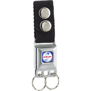 Keychain - SHELBY Tiffany Split Full Color Blue Red White Keychains Shelby