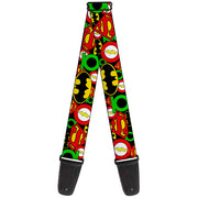 Guitar Strap - Justice League Stacked Logos Guitar Straps DC Comics   