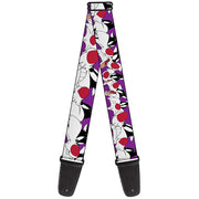 Guitar Strap - Sylvester the Cat Expressions Purple Guitar Straps Looney Tunes   
