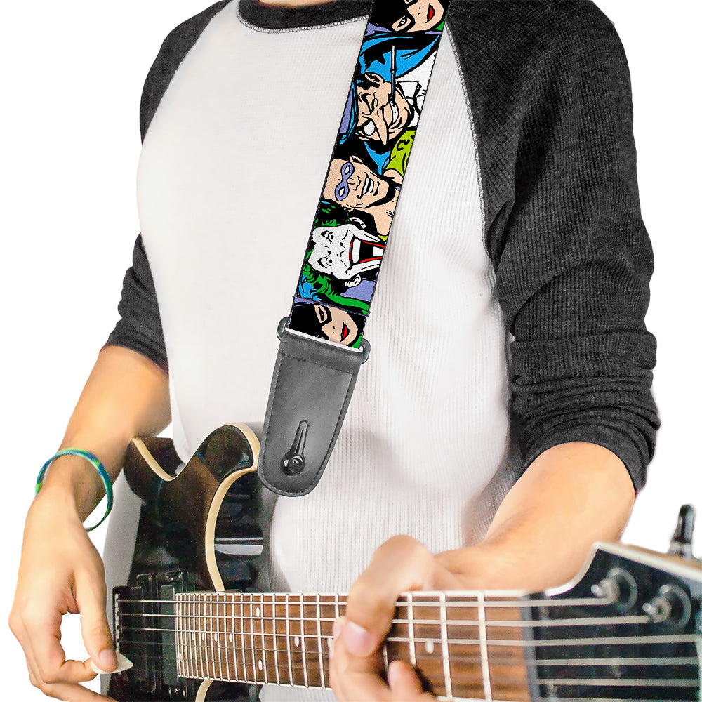 Guitar Strap - Justice League Villains CLOSE-UP Guitar Straps DC Comics   
