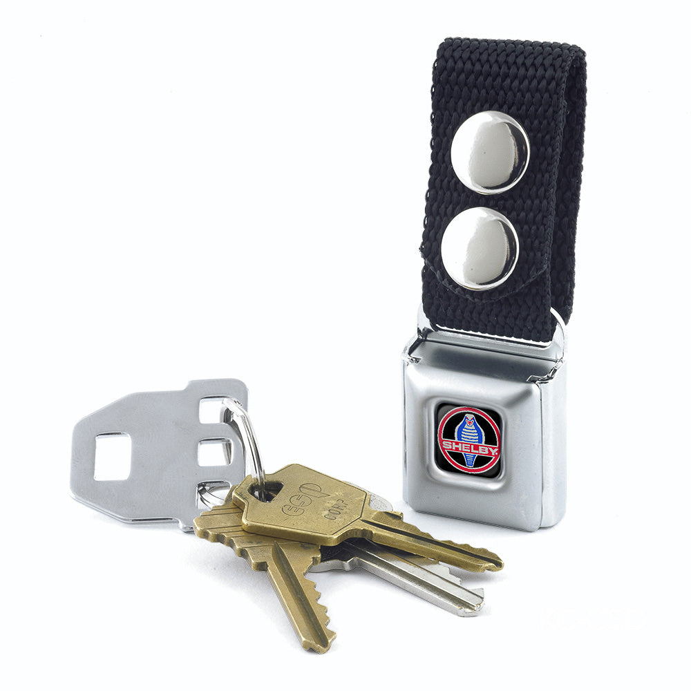 Keychain - SHELBY Cobra Full Color Black Gray Red Blue Keychains Shelby
