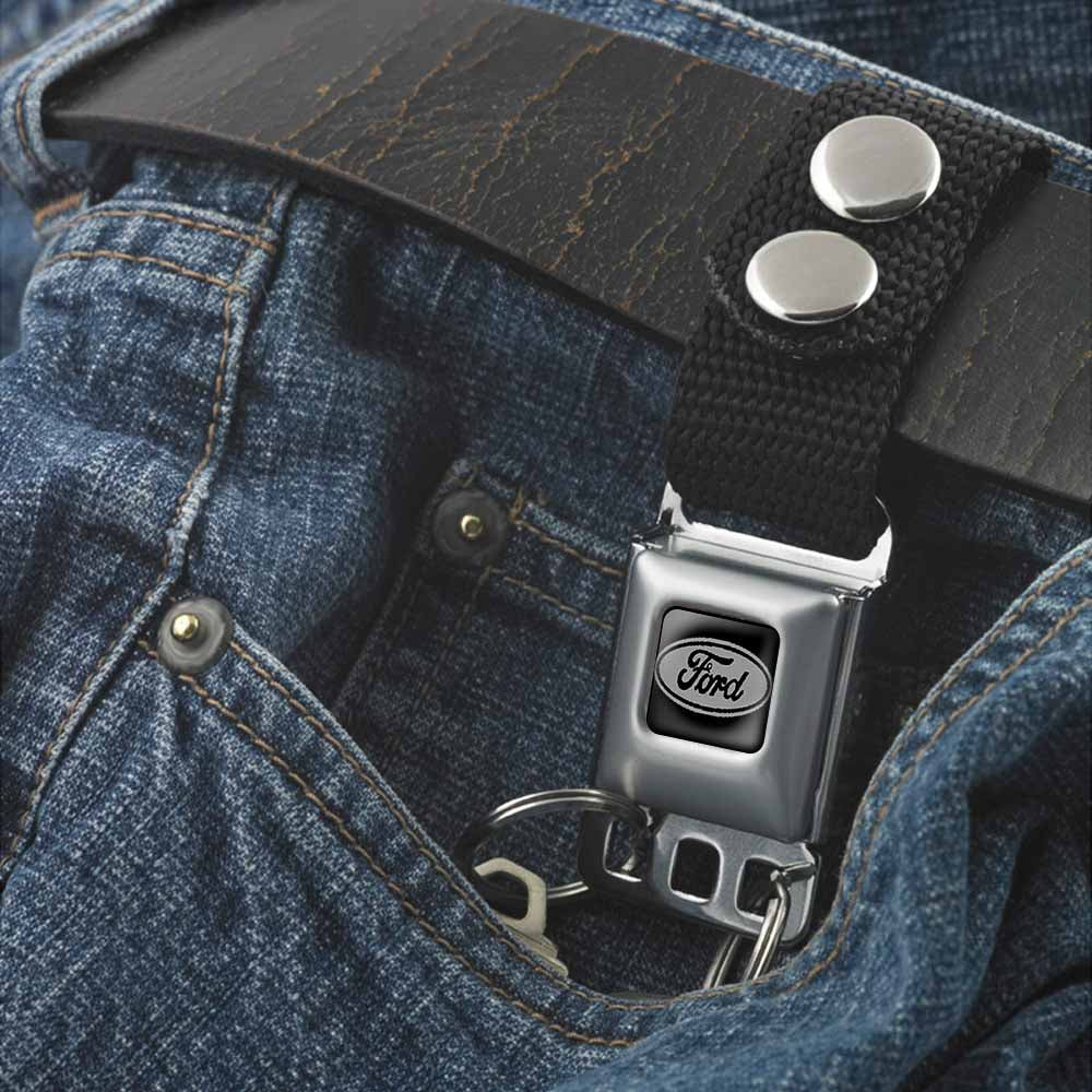 Keychain - Ford Emblem - Black Keychains Ford   