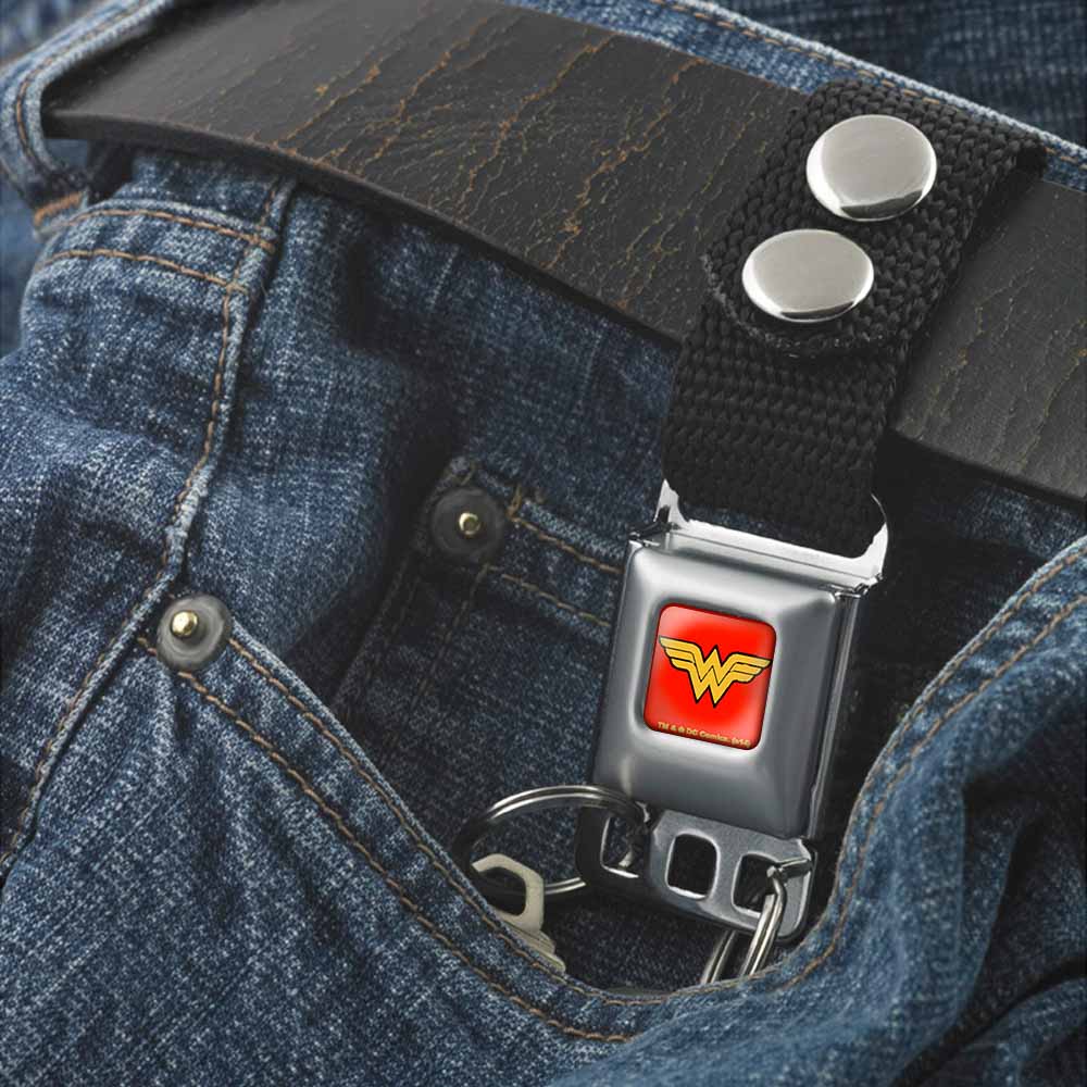Keychain - Wonder Woman Logo Full Color Red Keychains DC Comics   