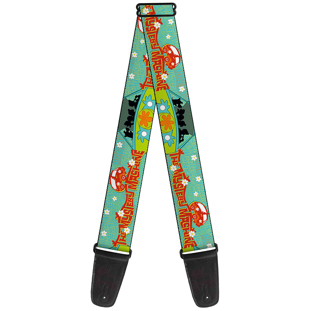 Guitar Strap - Scooby Doo Group in THE MYSTERY MACHINE Guitar Straps Scooby Doo   
