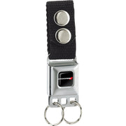 Keychain - Dodge Red Rhombus Full Color Black White Red Keychains Dodge   