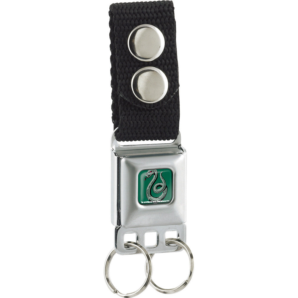 Keychain - Slytherin Snake Full Color Greens Keychains Harry Potter Default Title