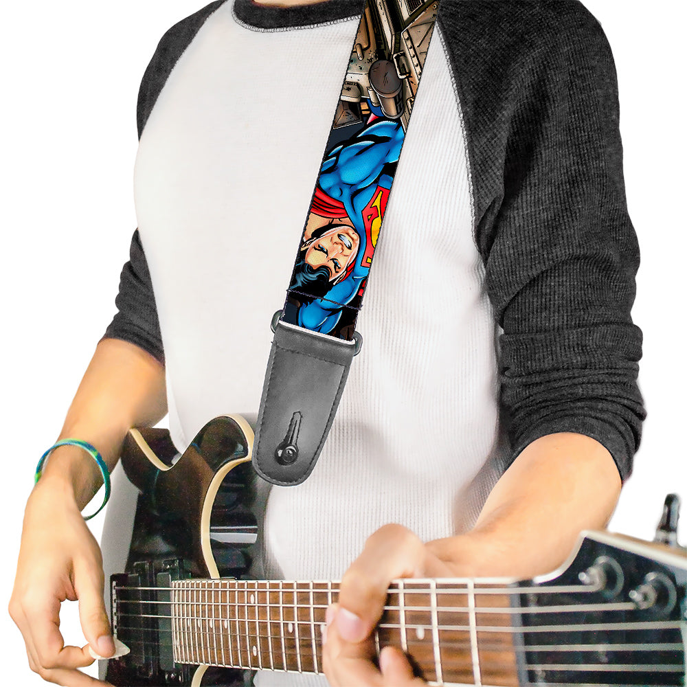 Guitar Strap - Superman Metropolis Face-Off Guitar Straps DC Comics   