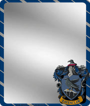 Locker Mirror - Ravenclaw Crest Stripe4 Blue Silver Locker Mirrors Harry Potter Default Title