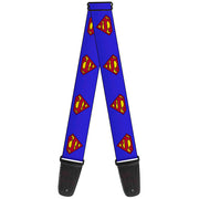 Guitar Strap - Superman Shield Blue Guitar Straps DC Comics   