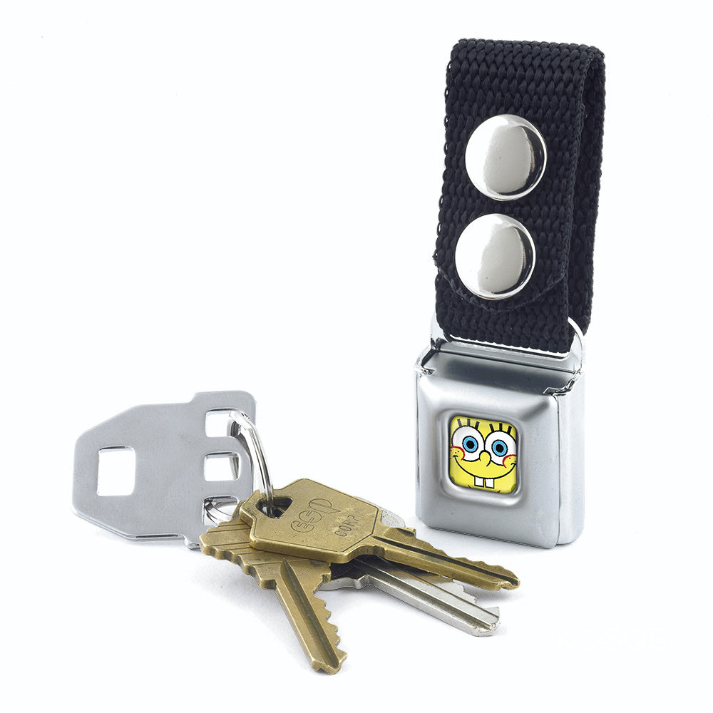 Keychain - Sponge Bob Face CLOSE-UP Full Color Keychains SpongeBob SquarePants