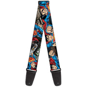 Guitar Strap - Superman Metropolis Face-Off Guitar Straps DC Comics   