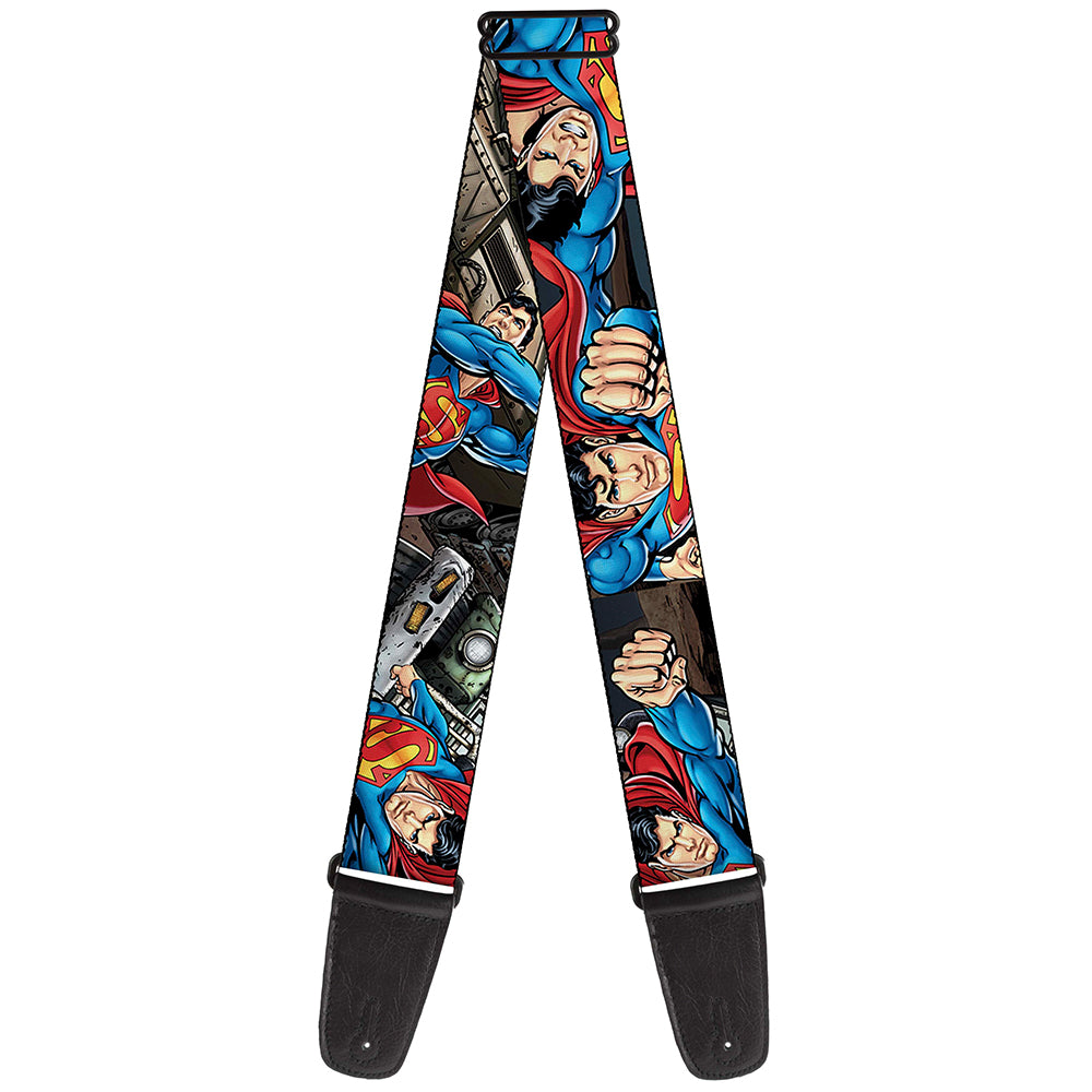 Guitar Strap - Superman Metropolis Face-Off Guitar Straps DC Comics   