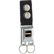 Keychain - HEMI POWERED Logo Full Color Black Orange White Gray Keychains Hemi   