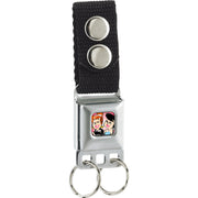 Keychain - Wilma & Betty Pink Full Color Keychains The Flintstones   