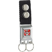 Keychain - Bugs Bunny Face Full Color Red Keychains Looney Tunes   