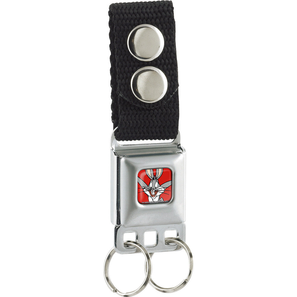 Keychain - Bugs Bunny Face Full Color Red Keychains Looney Tunes   