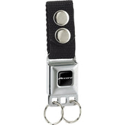 Keychain - Honda ACCORD Logo Full Color Black White - Black Keychains Honda   