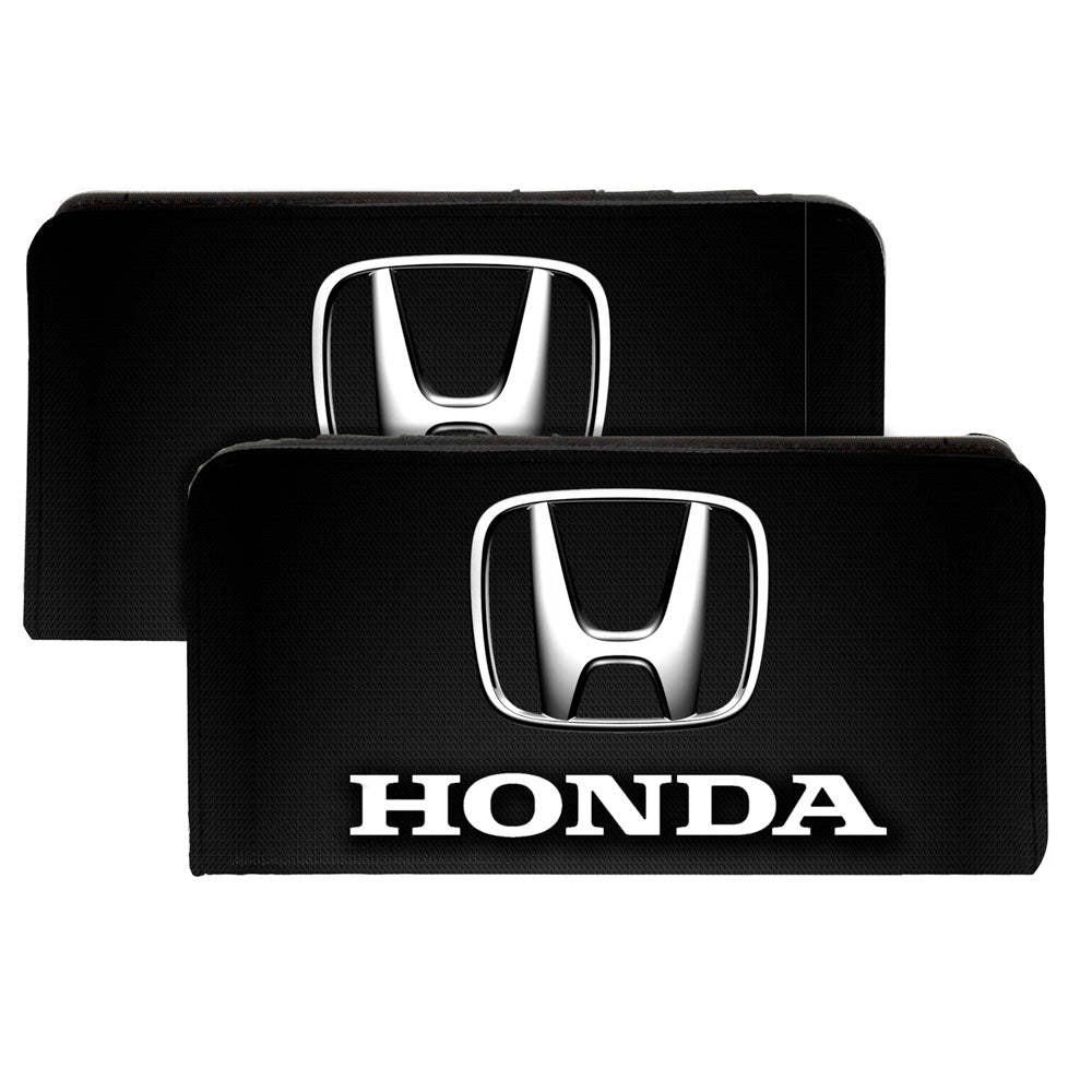 Canvas Snap Wallet - Honda 3-D Logo Black Silver White Canvas Snap Wallets Honda   