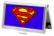 Business Card Holder - SMALL - Superman FCG Blue Business Card Holders DC Comics   